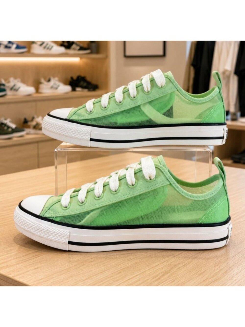 CONVERSE Women's 8.5 Chuck Taylor All Star Translucent Limited Edition Shoes